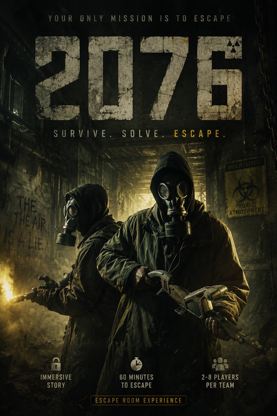 Cartel de 2076: El apocalipsis