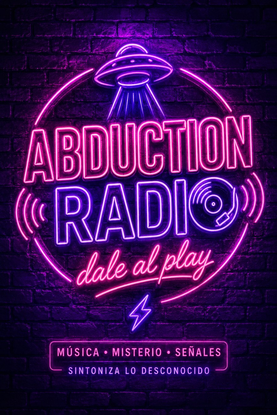 Cartel de Abduction radio: Dale al play
