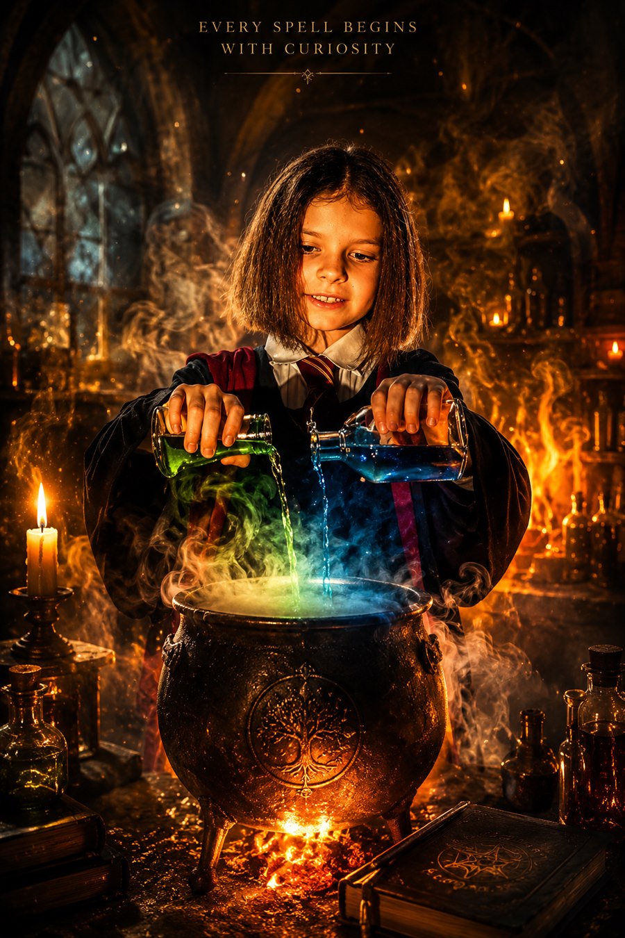 Cartel de Academia de Magia