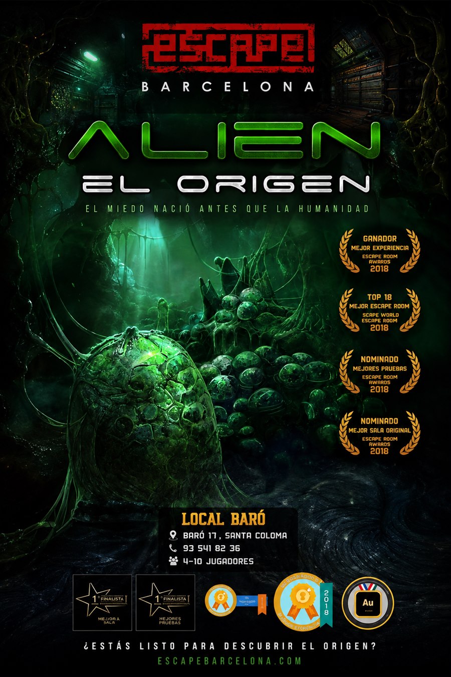 Cartel de Alien: El Origen