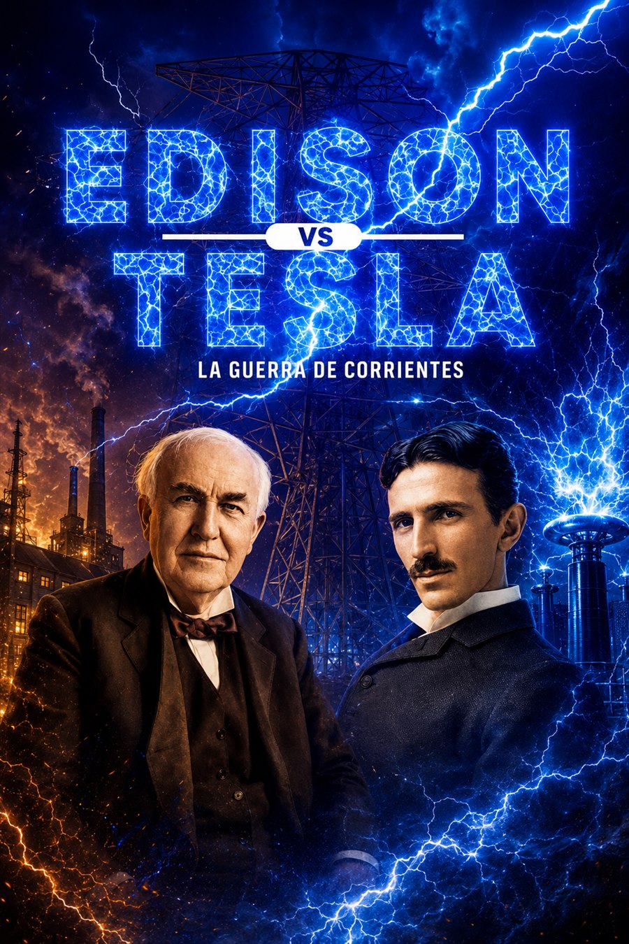 Cartel de Edison vs Tesla