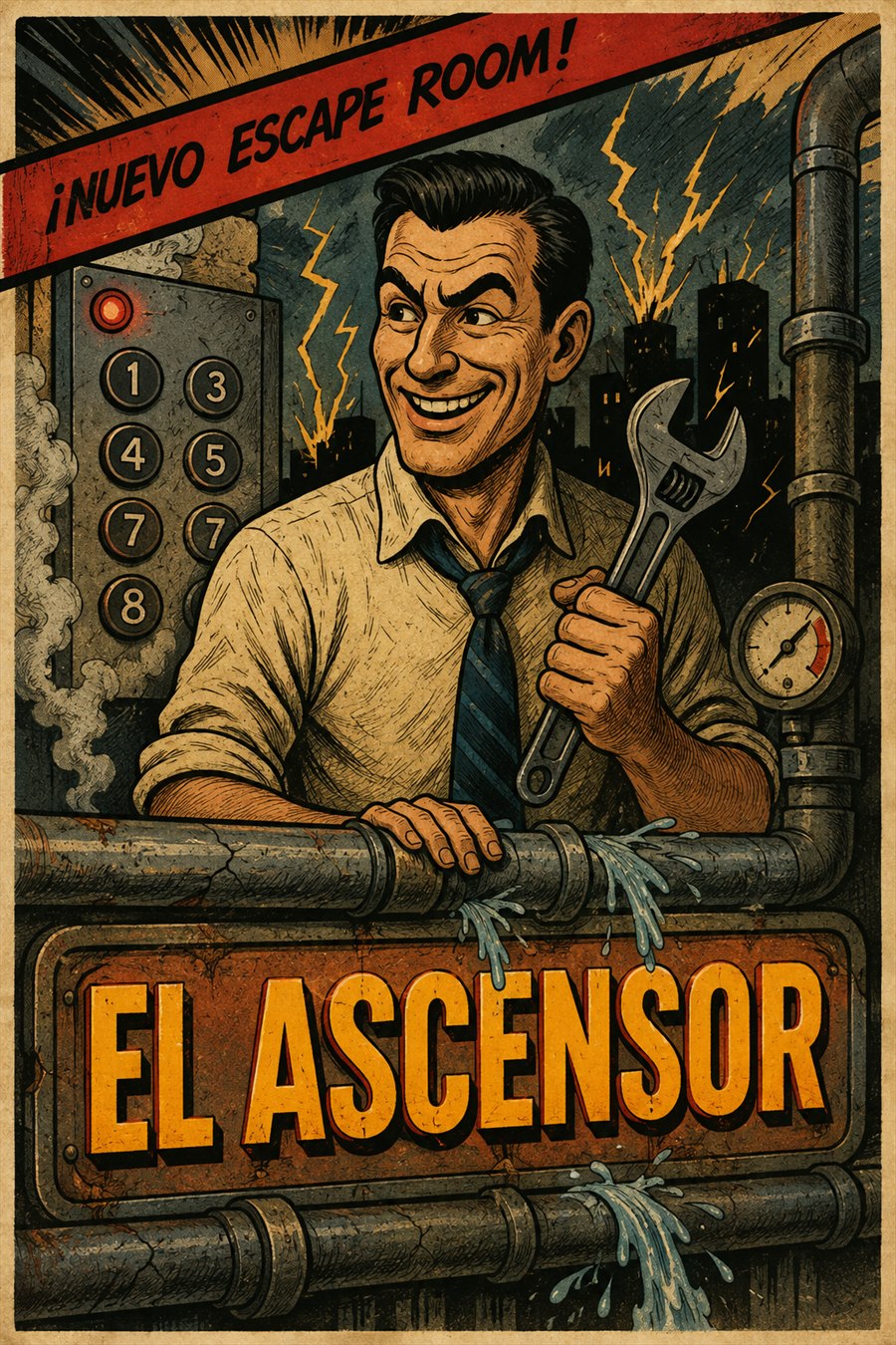 Cartel de El Ascensor