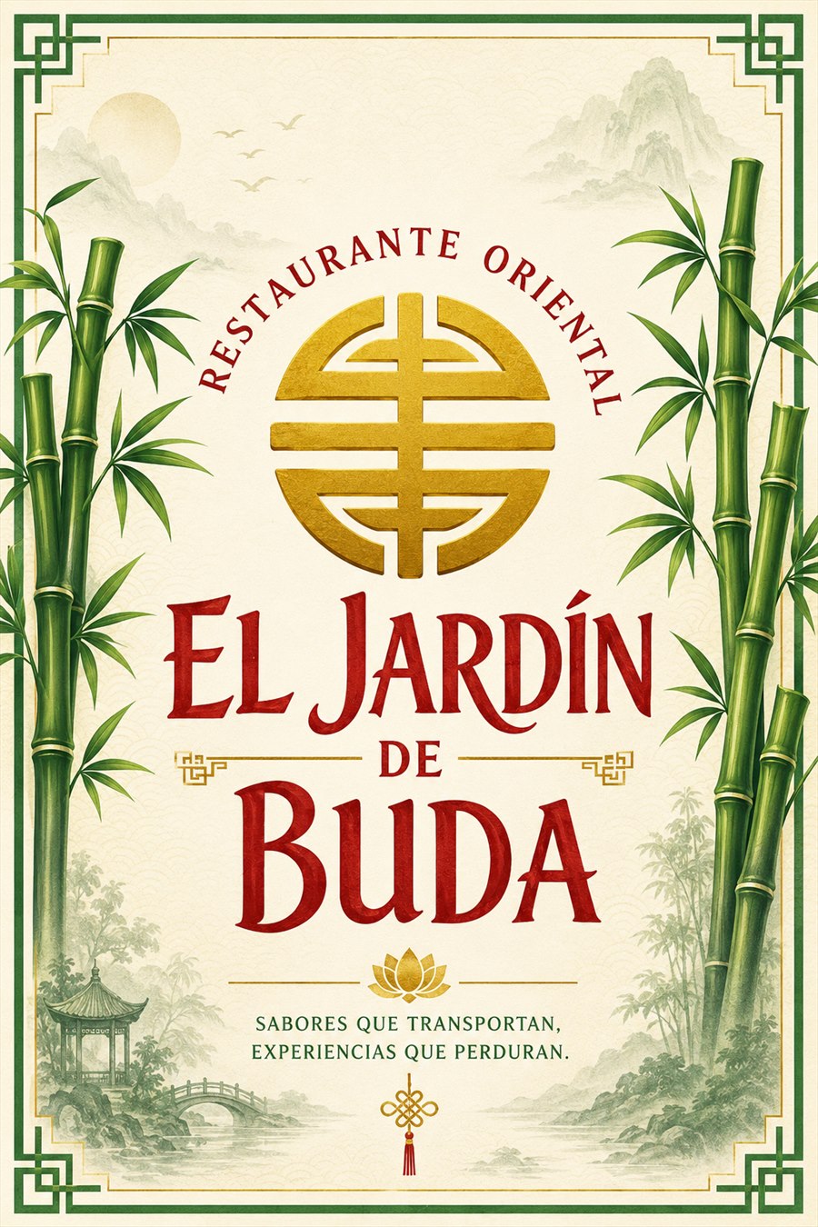 Cartel de Golpe Perfecto en el Jardín de Buda