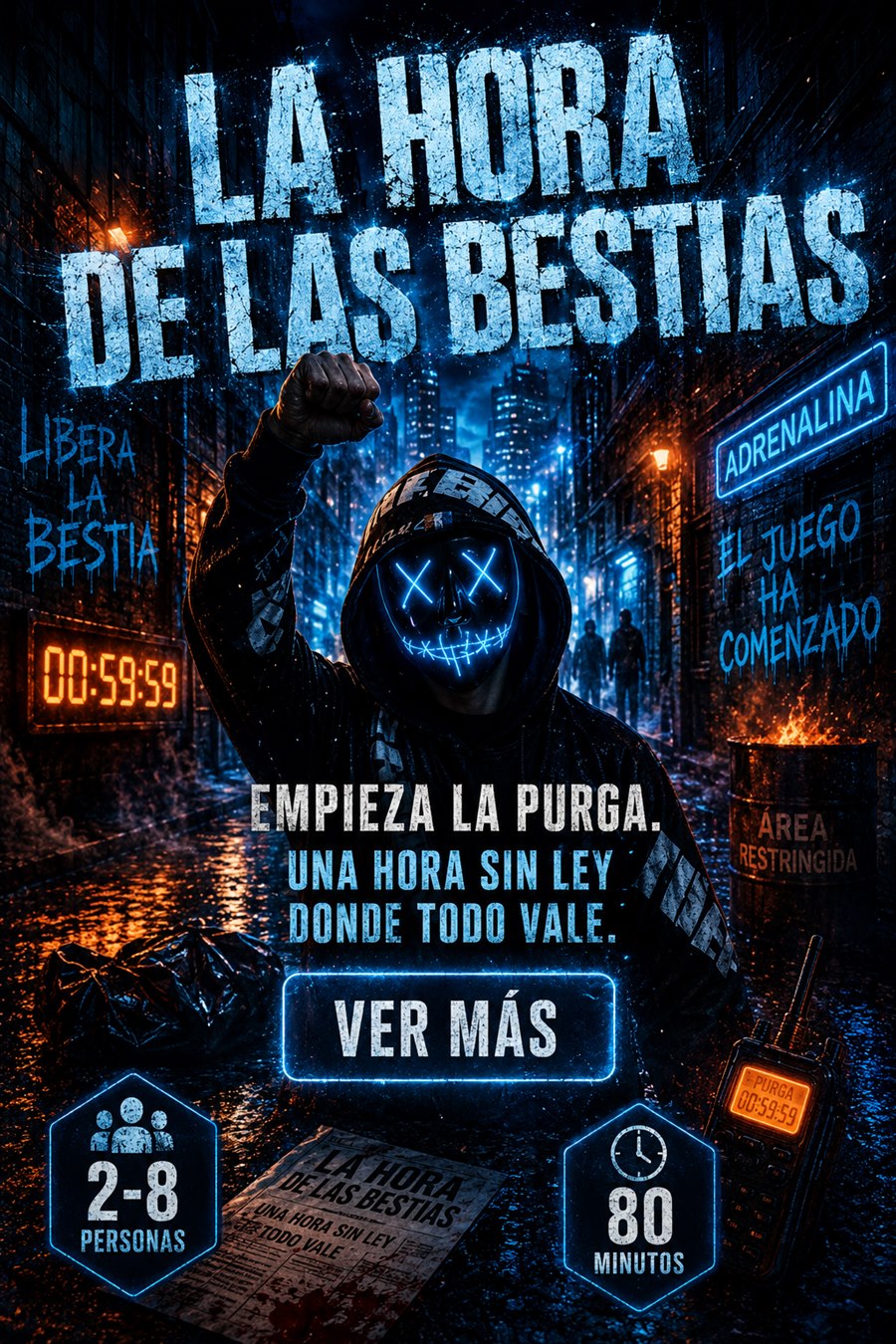 Cartel de La Hora de las Bestias