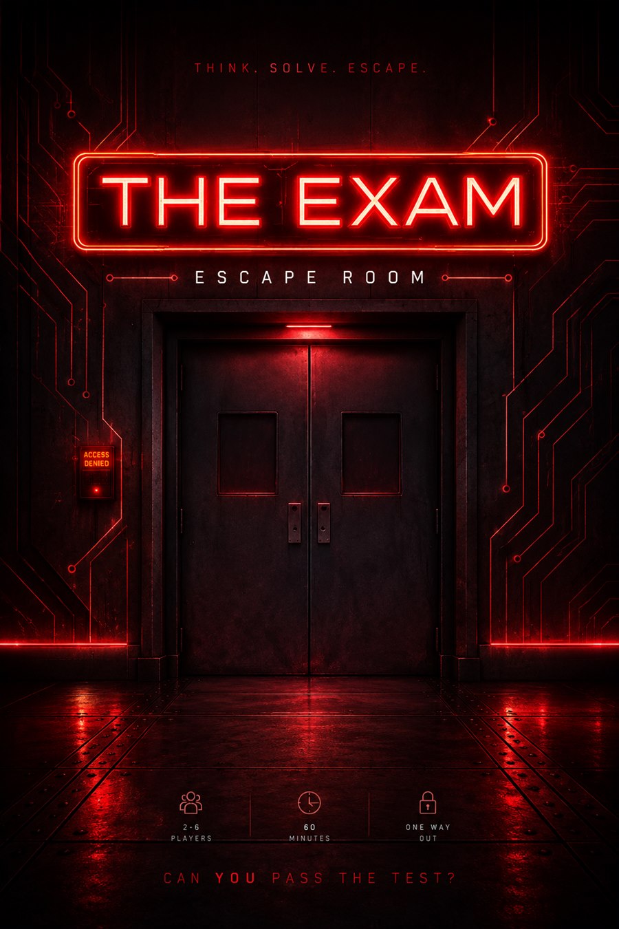 Cartel de The Exam