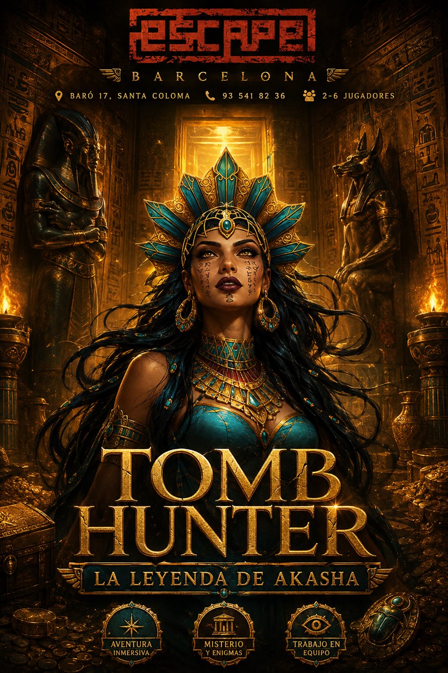 Cartel de Tomb Hunter: La Leyenda de Akasha